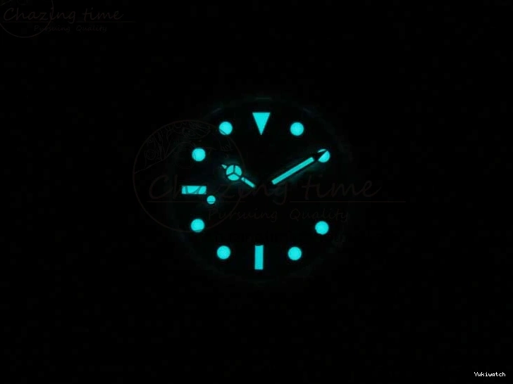 40mm 5GF Best Green Dial White Edition Submariner Strap White Ceramic Rubber SA3135 on 0209